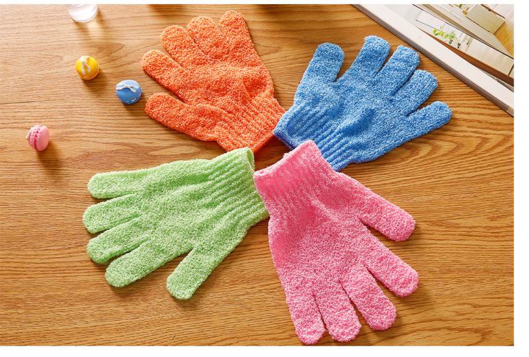 Guante de ducha Exfoliante para baño, exfoliante, guantes para fregar, esponja, 20 Uds.
