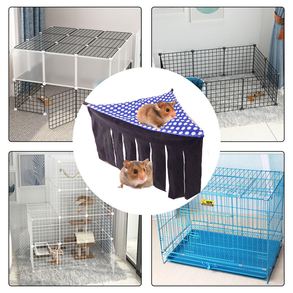 Hamaca para hámster, tienda para mascotas, Hide Out, cama colgante, borla, nido esquinero para erizo, conejillo de indias, jaula para mascota hámster