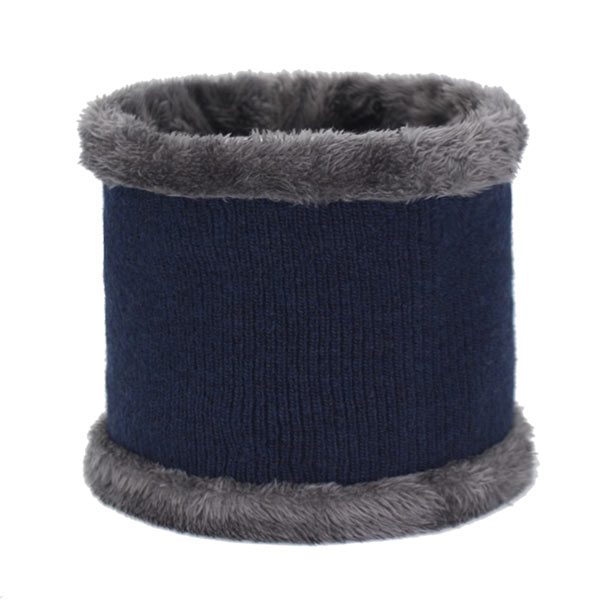 AETRUE Winter Hat Skullies Beanies Hats Winter Beanies For Men Women Wool Scarf Caps Balaclava Mask Gorras Bonnet Knitted Hat: navy scarf
