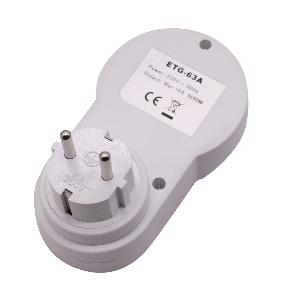 1 Pcs 16A 250V European Cycle Timer European Standard German Standard Timer Socket Russia GM