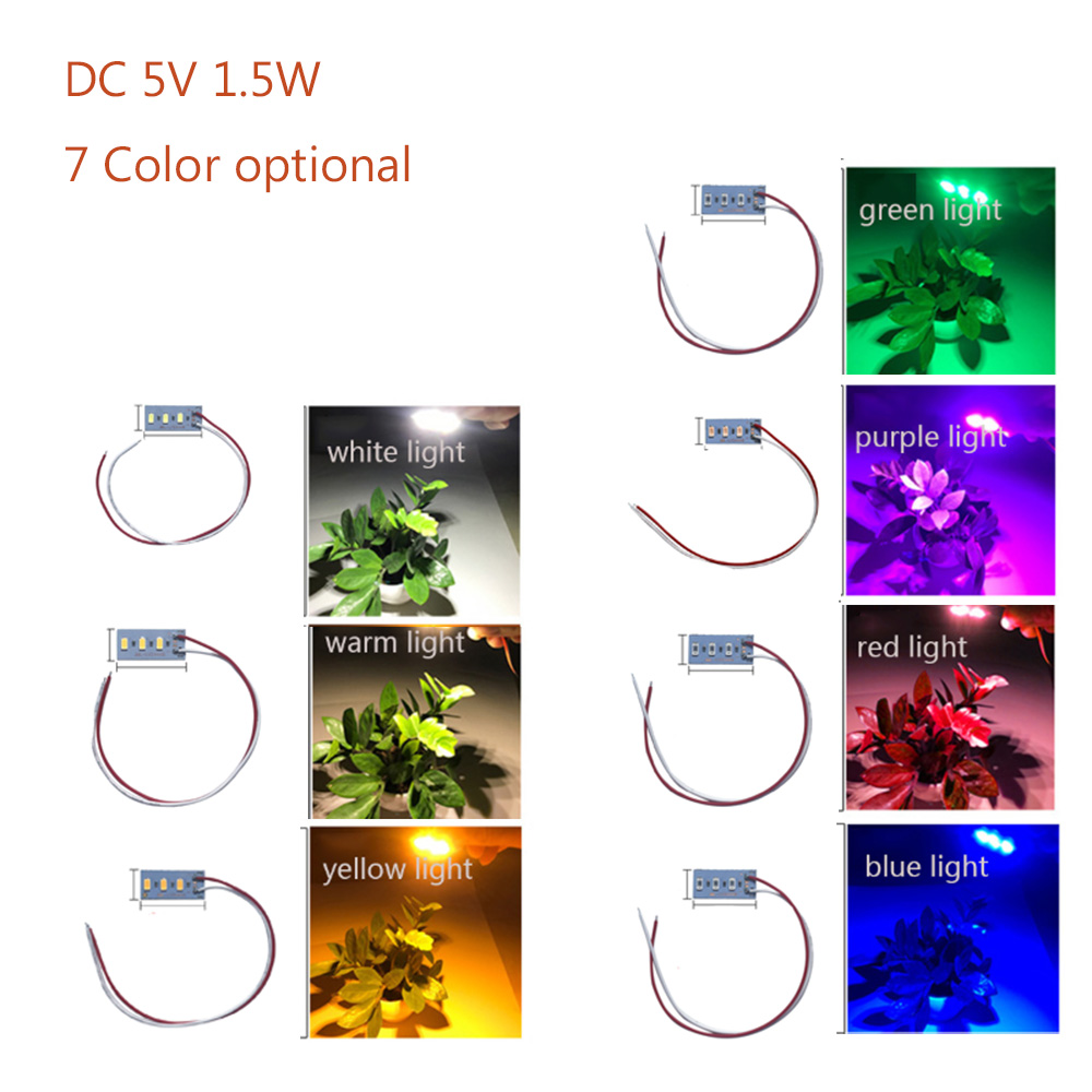 10 Uds alto brillo 1,5 W 5V LED 5730 SMD lámpara de Color bombilla de tablero de luz con línea rojo amarillo verde azul luz blanca cálida