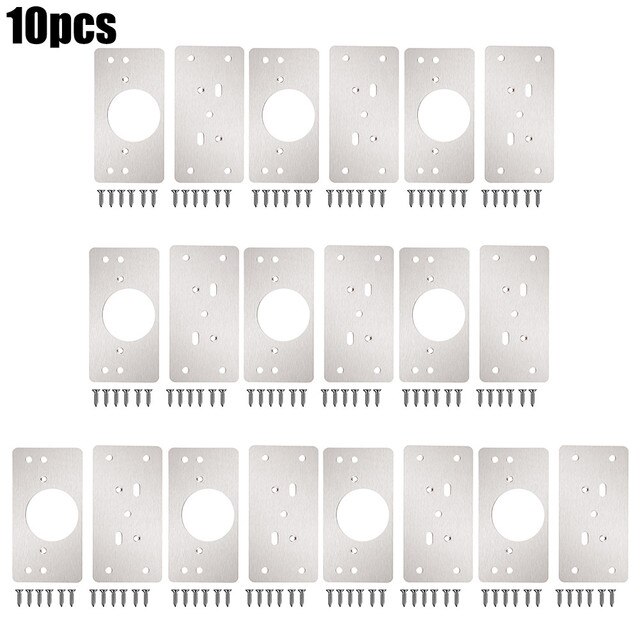 Kitchen Cupboard Door Hinge Repair Plate Cabinet Hinge Repair Kit Side Panels Mount Plates Drawer Window Furniture Accessories: I