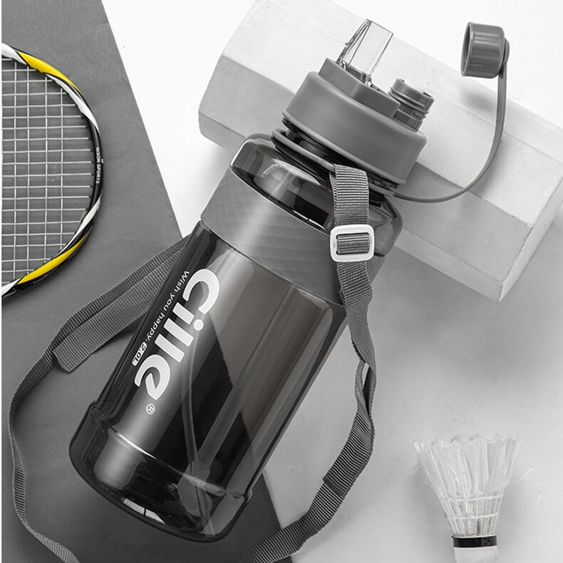 Double Mouth Sport Water Bottle BPA Free Sport Dri... – Grandado