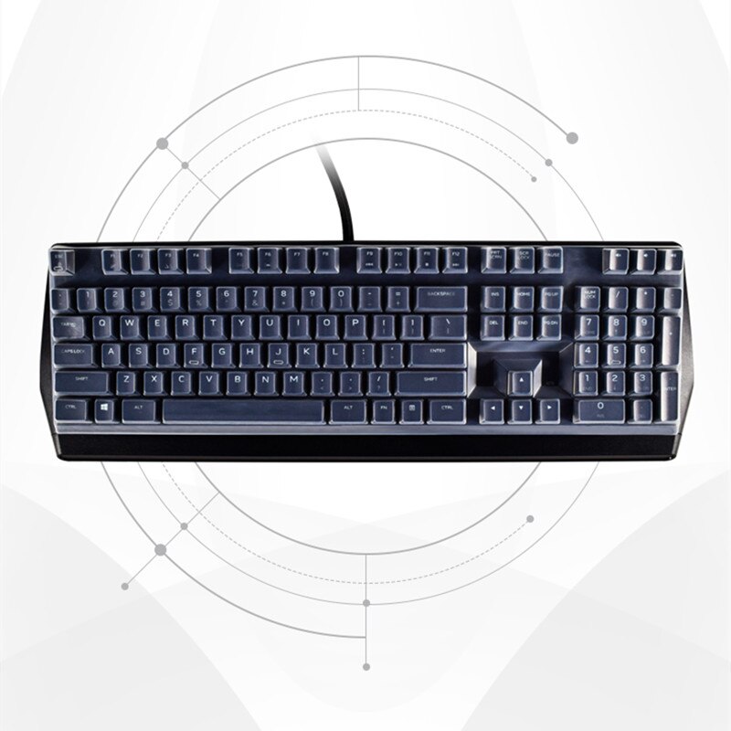 Clear Transparent Silicone Keyboard Cover protectors For Alienware Gaming Mechanical Keyboard AW768 AW568 AW310K AW410K AW510K: AW310K