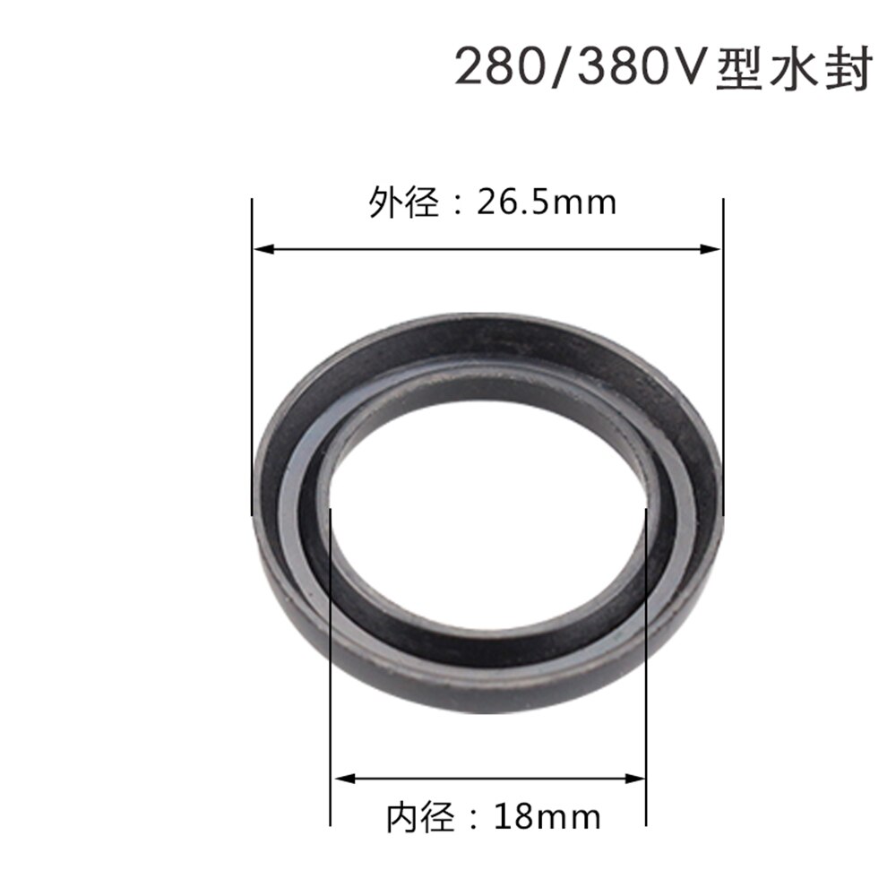 Hogedrukreiniger Auto Wasmachine Pomp Seal Accessoires Pomp Hoofd V Groef Plunger Water Seal Ondersteuning Ring