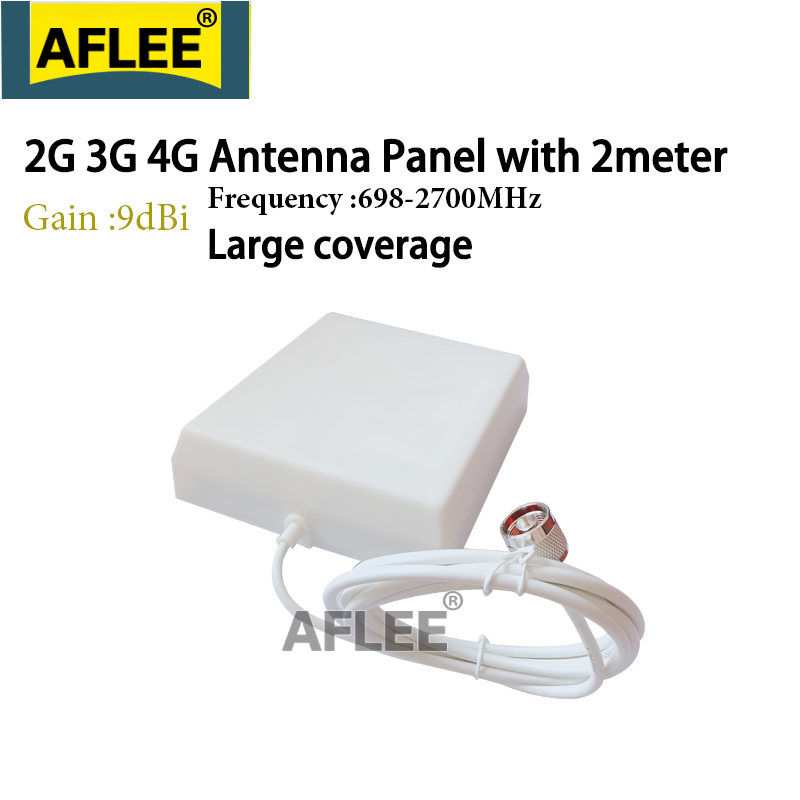 21dBi 2g 3g 4G Antenna 800-2700mhz Aerial Omnidirectional Antenna Panel Antenna 15Meter Cable for 2G 3G 4G Mobile Signal Booster