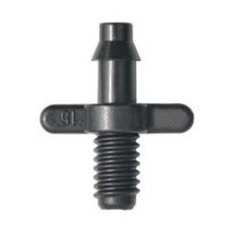 M6-6mm de manguera de 4/7mm, 50 Uds., Conector de rosca de riego por goteo para el hogar, jardín, plantas, conectores de ajuste de flores