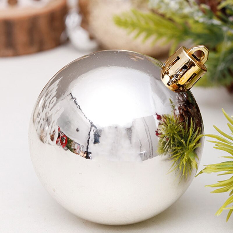 30 Stks/partij Goud Roze Champagne Rood Metallic Kerst Ballen Decor Kerstboom Ballen Xmas Decor Voor Thuis Noel Jaar