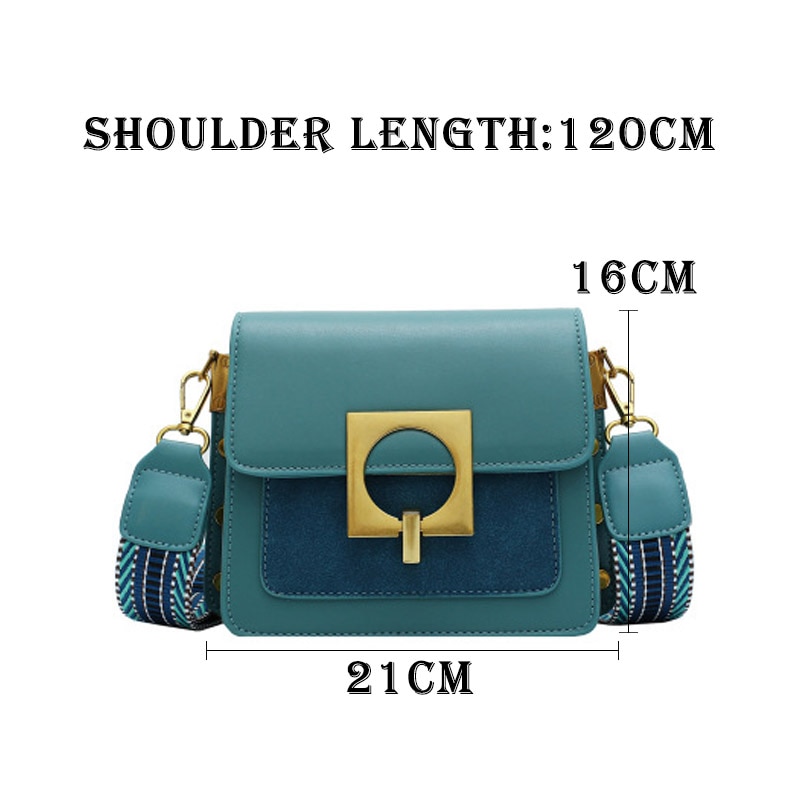 Msgher panelled rebite flap feminina bolsa de ombro de couro fosco retalhos listra selvagem textura do vintage novo 2019 menina saco wb3021