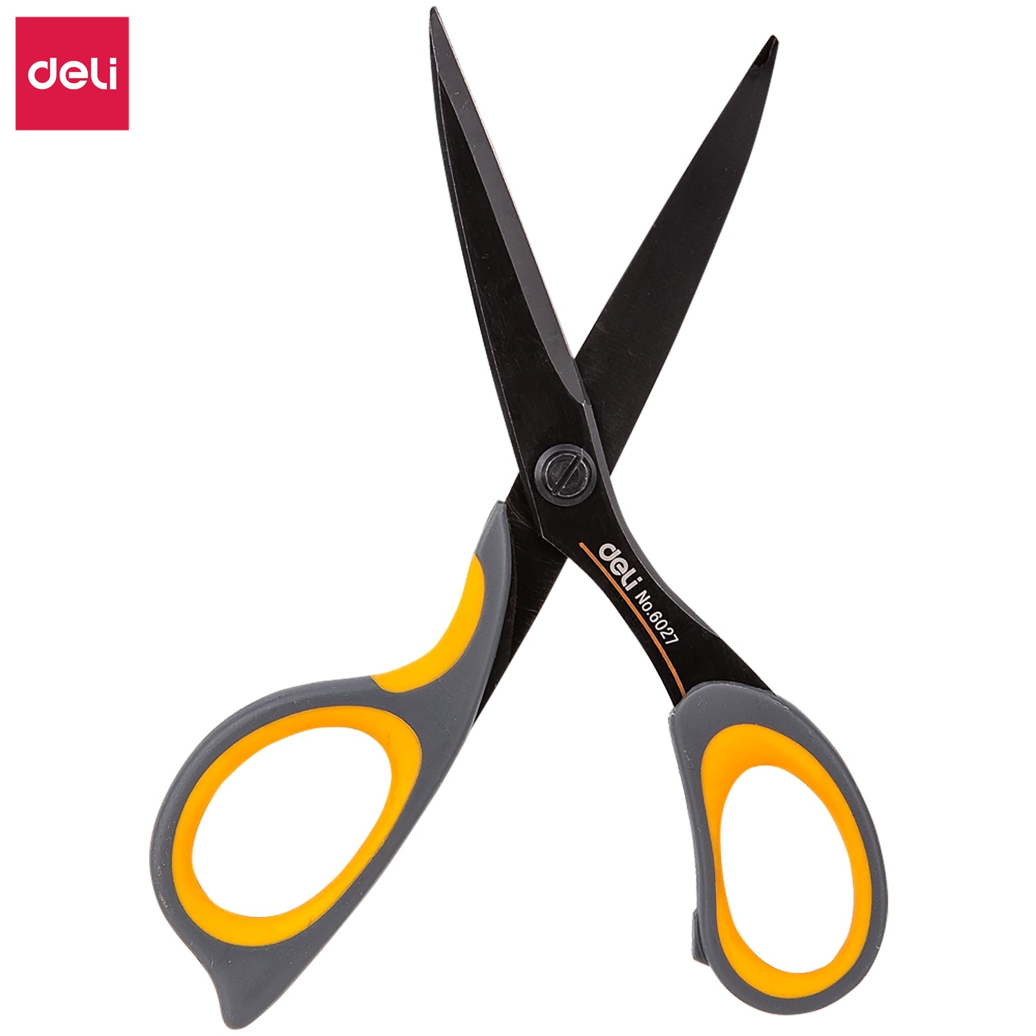 DELI Stationery Scissors for Office Home Use Soft Handle Durable Sharp Hand Craft Scissors Office Supplies