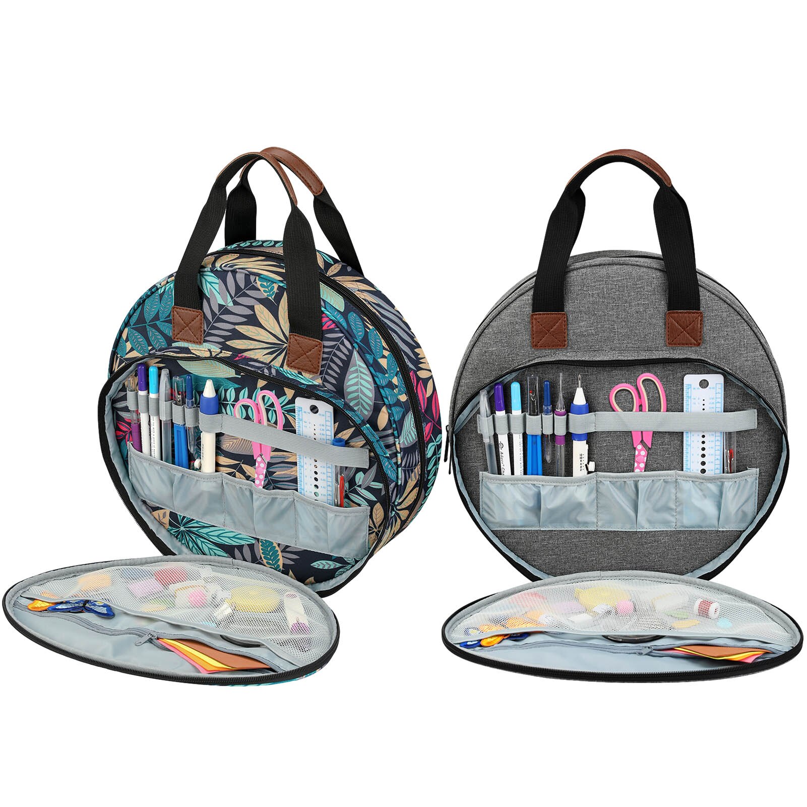 Portable Embroidery Tool Storage Bag Cross Stitch Set Storage Durable Bag Crochet Yarn Storage Bag