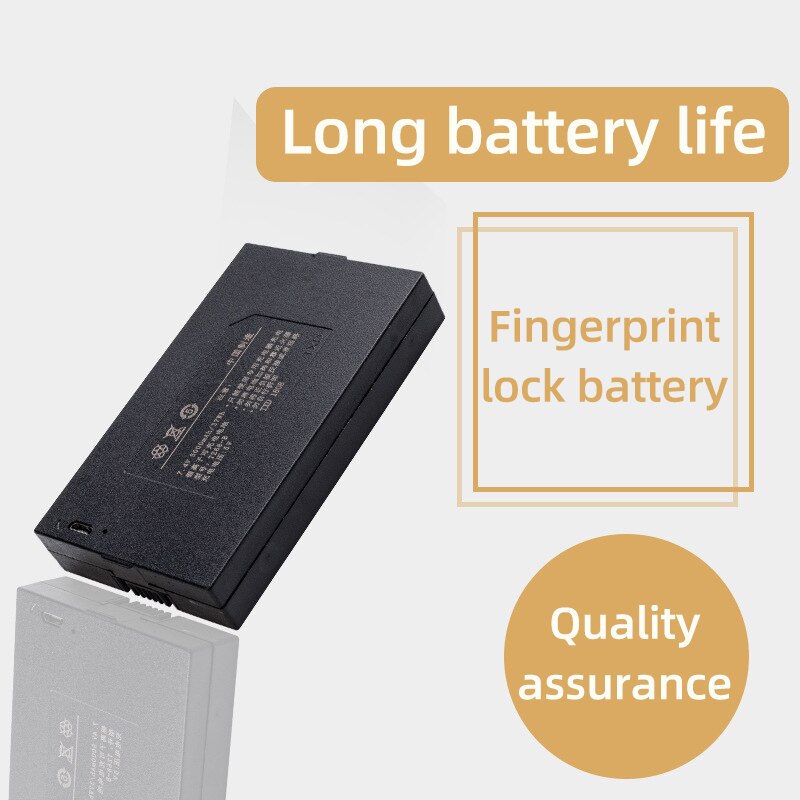 Fingerprint lock lithium battery