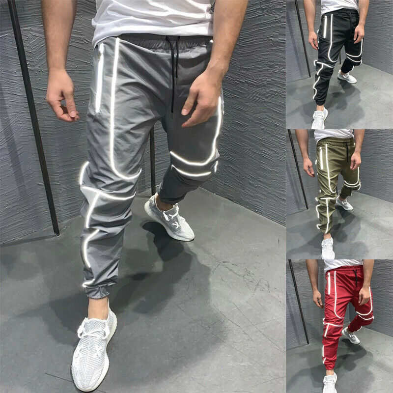 Herren Gym Fitness Hosen Hosen Trainingsanzug Casual Joggers Dünne Sport Böden