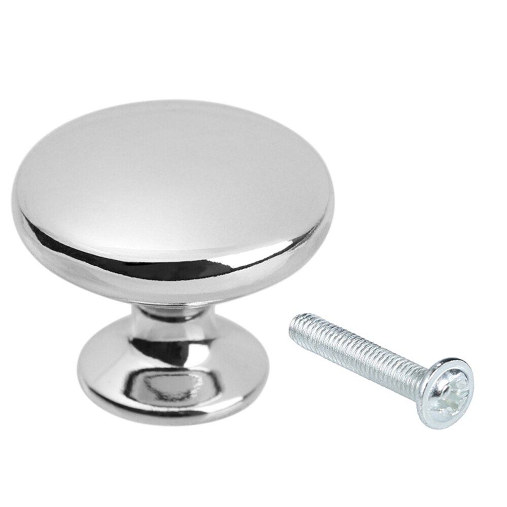 1PC tire pomo de cajón de mueble del Gabinete de la manija de hardware exquisito y durable: Plata