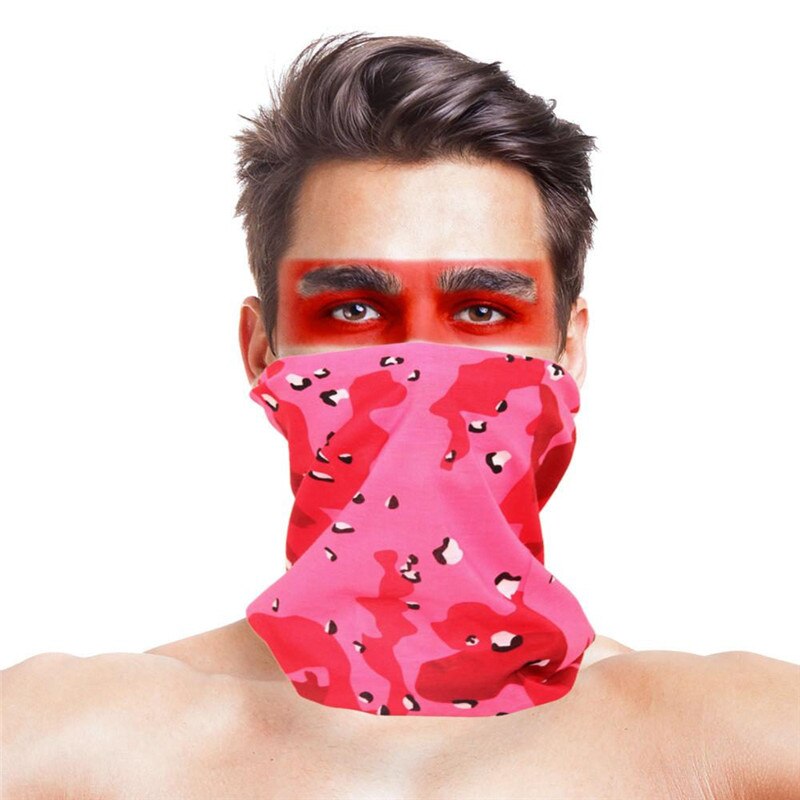 Haut-saut camouflage pêche masque facial écharpe Polyester coupe-vent hiver tête cou plus Headweara Rock pêche vêtements accessoires: 035
