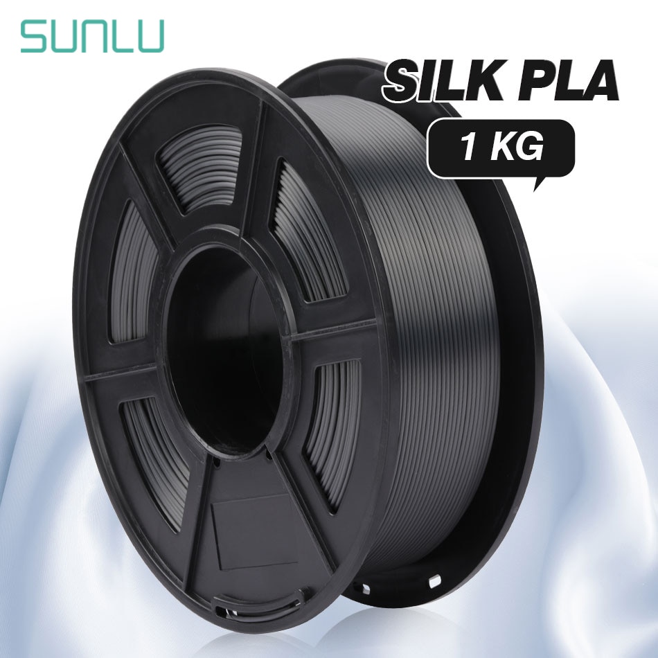 SUNLU-PLA en soie 1.75 Filament 3D, matériau d'impression 3D, 1KG, 1KG