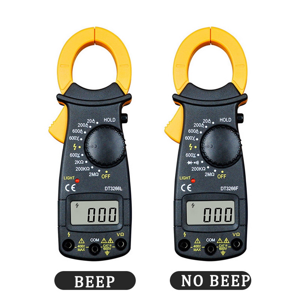 Digital Clamp Meter Multimeter Current Clamp Pincers Voltmeter Ammeter Ohm Current Voltage Tester Electrical Tester