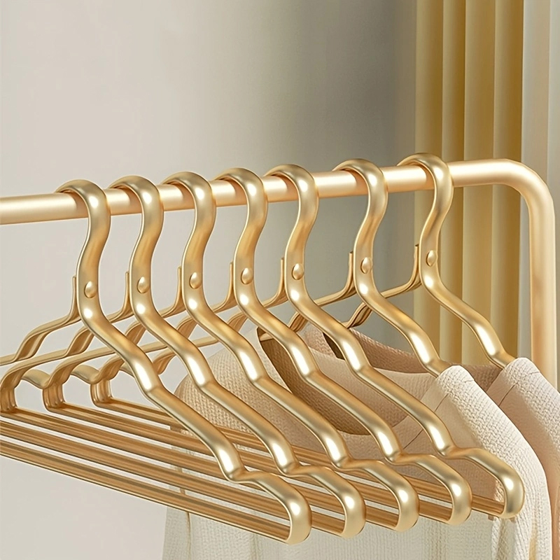 KleiderbüGel aus Metall, HemdkleiderbüGel mit glatter Oberfläche, langlebige, robuste KleiderbüGel, Standard-KleiderbüGel für Jacken und Hosen