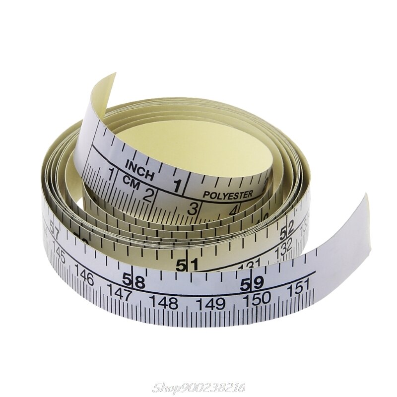 151cm Self Adhesive Metric Measure Tape Vinyl Ruler For Sewing Machine Sticker Jy30 20