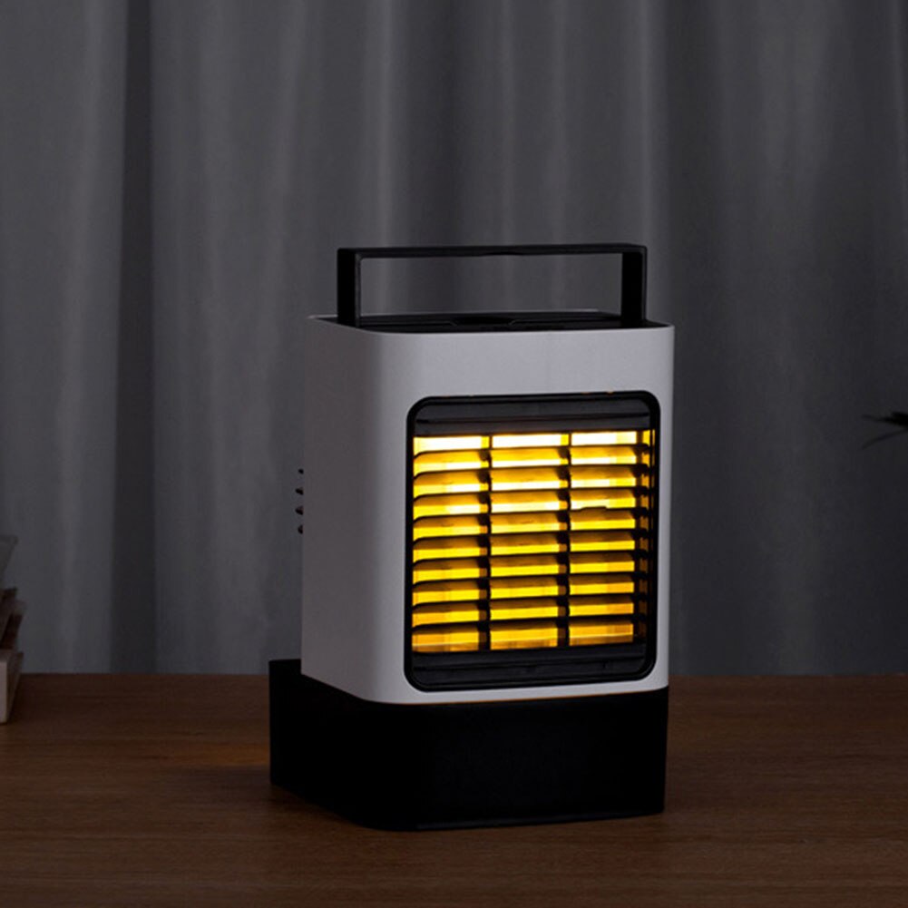 Draagbare Mini Usb Stille Airconditioner Luchtbevochtiger Desktop Anion Koelventilator Draagbare Airconditioner Koele Wind Airconditioning