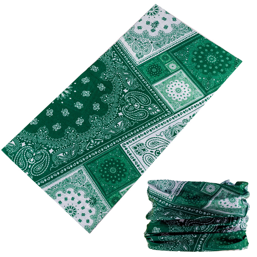 Ansiktsbandanas tubulär cykelbandana pannband multifunktionella cykel paisley ansiktsskydd halsvärmare huvudduk turban buffs: Rosa