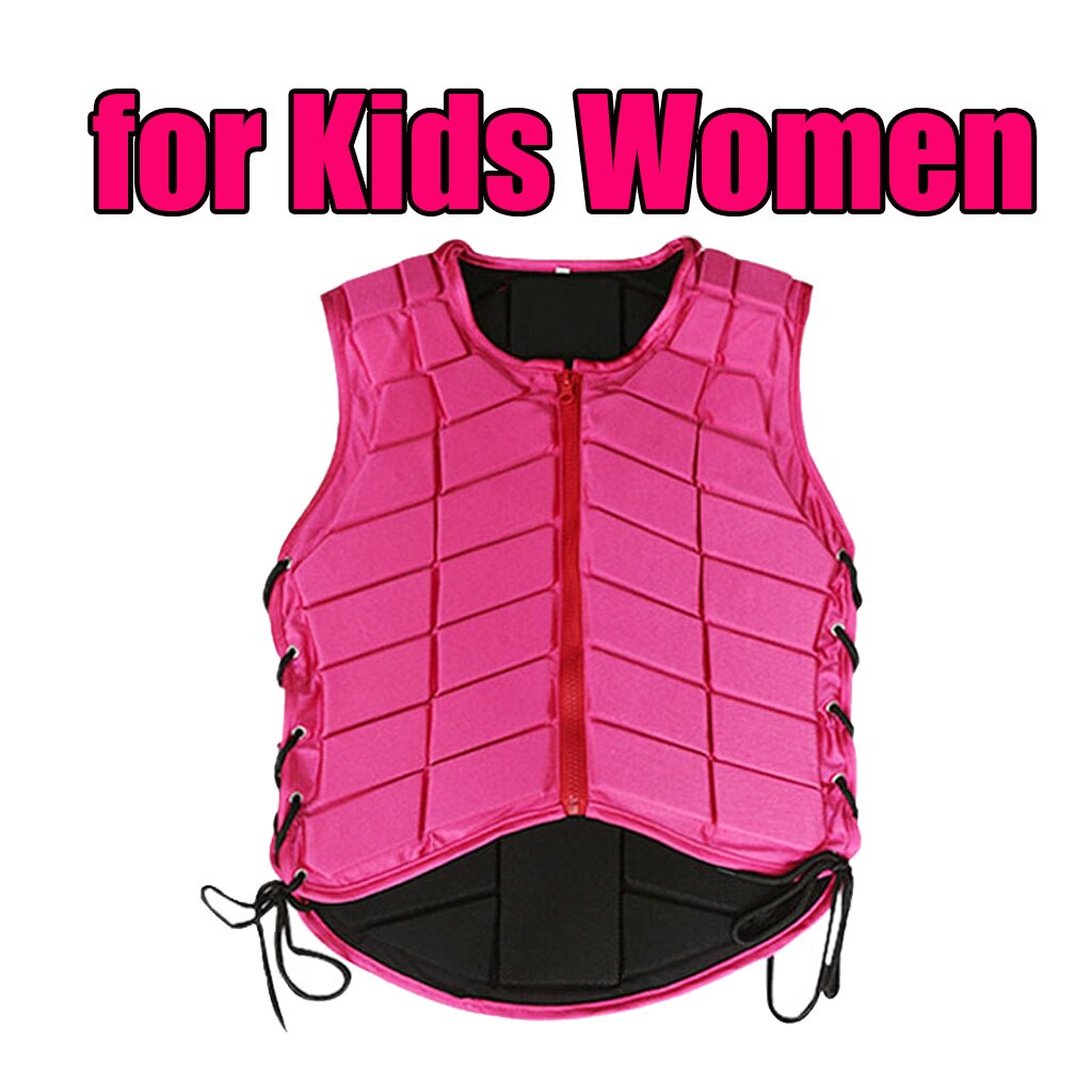 Ademend Plus Size Vest Roze Paardensport Vest Paardrijden Training Veiligheid Vest Body Protector Met Nagelknipper