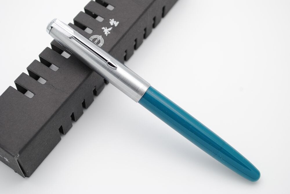 Yongsheng 601 Steel Cap Vacumatic Fountain Pen Fine Nib 0.5mm Popular Ink pen School Business Office Writing Pen