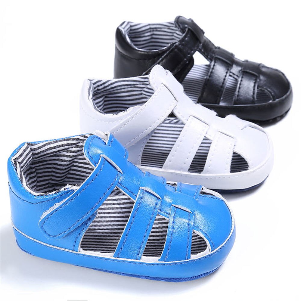 Baby Sandals Shoes Boy Girl Infant Comfort Breathable Rubber Soft Anti-Slip Sole Toddler Crib Shoes Sandals