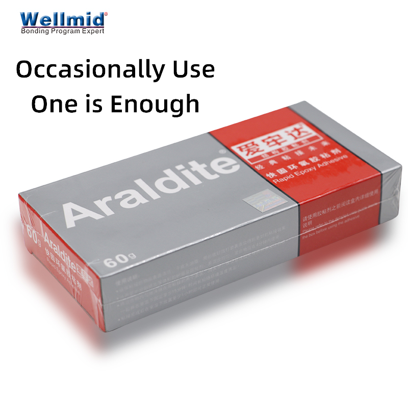 Araldite DIY Household 5 Mins Rapid AB Glue Resin Epoxy Adhesive 60g Furniture Bonds Jewelry Fast Repair Metal Plastics Ceramics: 1 Set of 60g