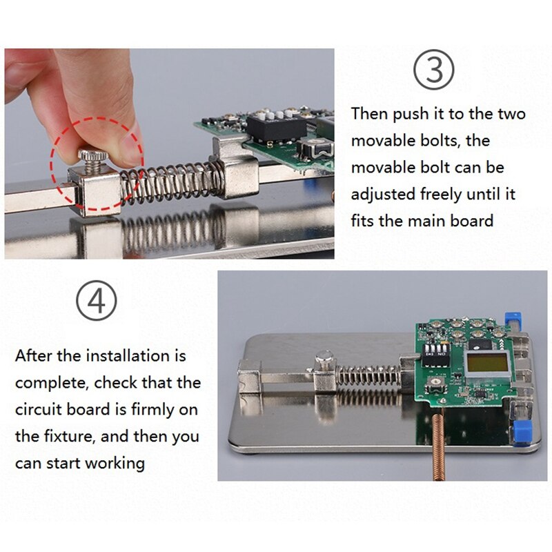 Pcb Printplaat Beugel Verstelbare Mobiele Telefoon Reparatie En Lassen Roestvrij Staal Mobiele Telefoon Reparatie Lassen