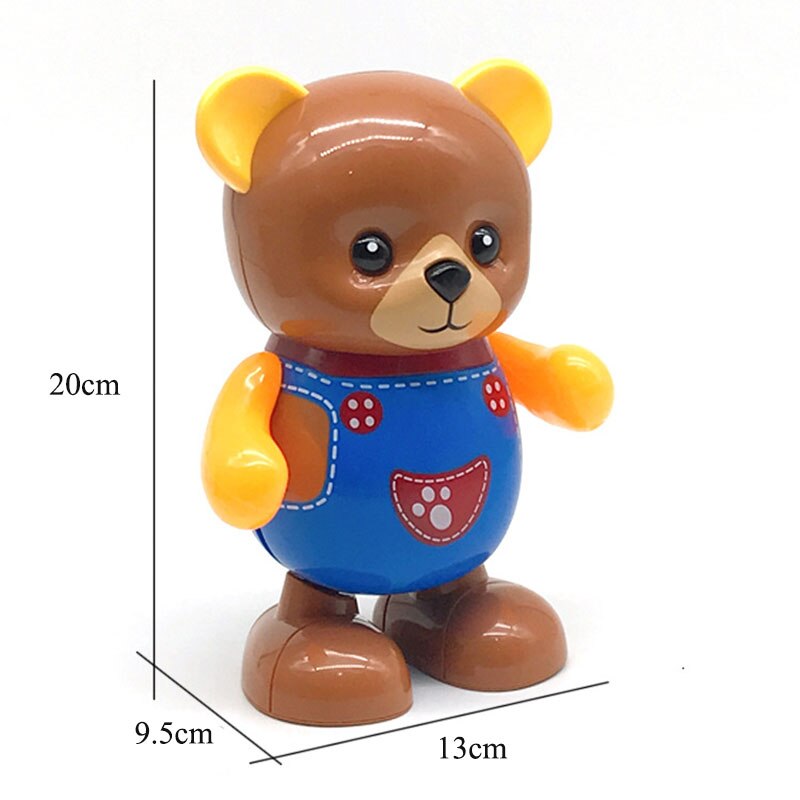 Electric Flash Lighting And Sound Snooze Bear Music Toys Multi-functional Universal Funny For Children