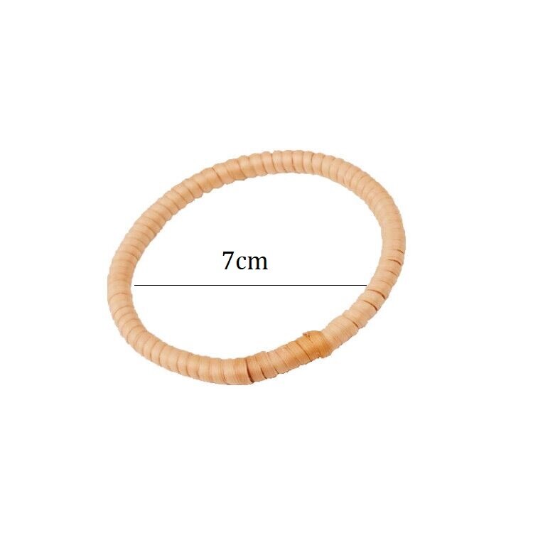 Trendy Houten Charm Bangle Voor Vrouwen Meisjes Bohemen Accessoire Rotan Weven Braceletr Hout Armbanden Set