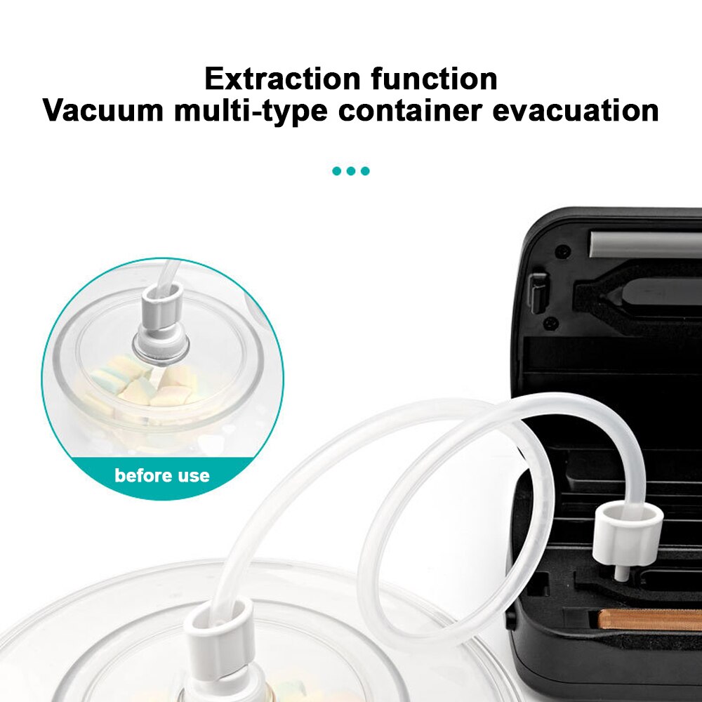 Food Vacuum Sealer Vacuum Packing Machine Sous Vide Vacuum Sealer For Food Storage Handheld Vacuum Sealer With Built-In Cutter