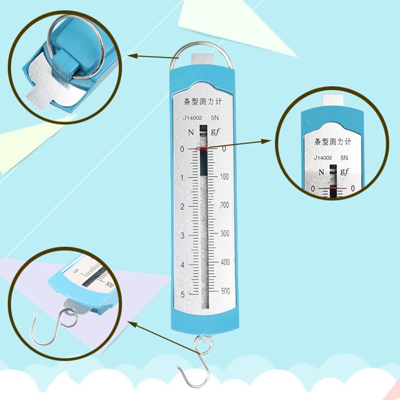 Hand Dynamometer Grip Measurement Meter with Hook,Force Meter Spring Scale,1N,2.5N,5N,10N Weight Capacity динамометр dinamometro