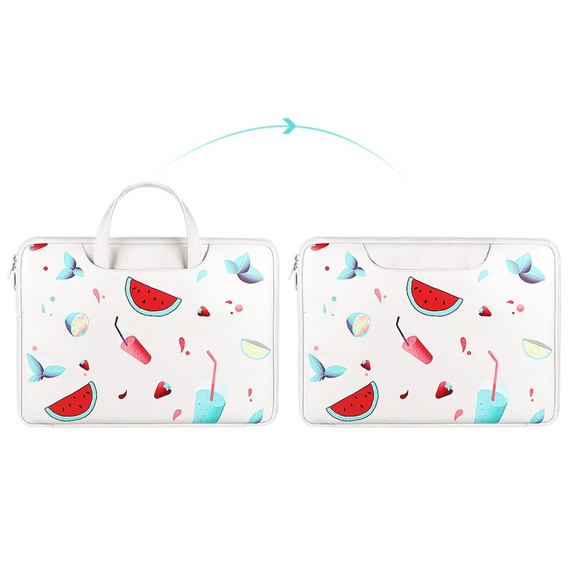 Bolso para ordenador portátil 13,3 14 15,6 pulgadas impermeable PU funda para portátil para Macbook Xiaomi Air Pro 13 15 maletín para ordenador