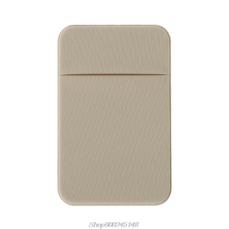 Mobile Phone Credit Card Wallet Holder Pocket Stick-On Adhesive Elastic Tool S01 20: BG