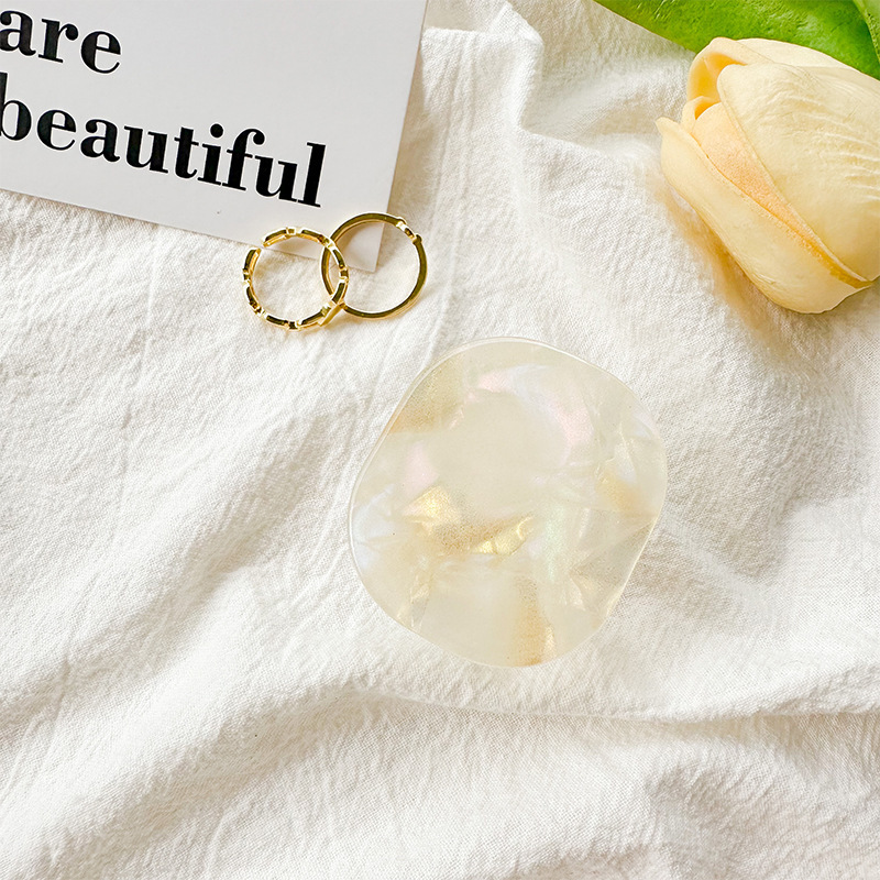 Soporte para enchufes de teléfono 3D, empuñaduras para dedos Tok Pop Grip, pequeño soporte para teléfono móvil ins wind, caja de contraste colorida, nicho: Naranja