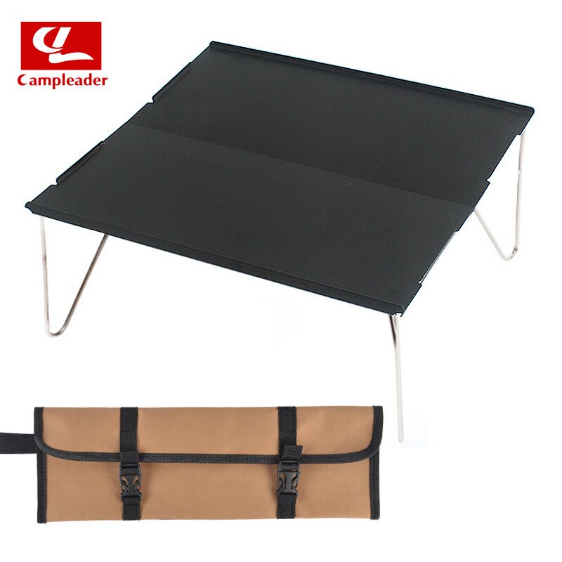 Mini folding table climbing hiking portable folding table aluminum alloy folding tea table outdoor camping barbecue table