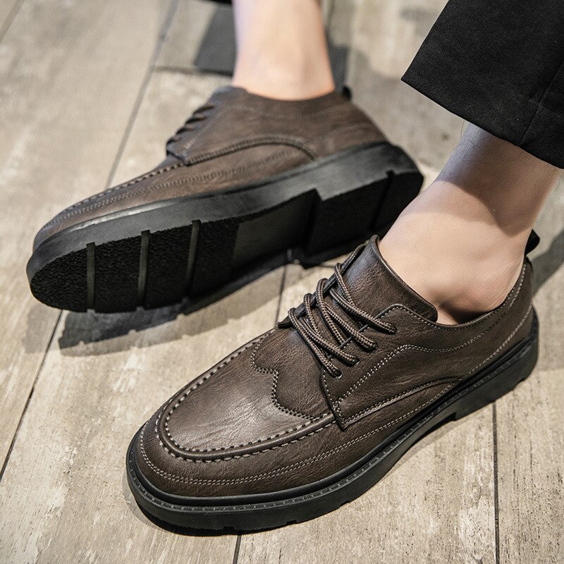 Heren leren sapatos heren voor sapato schoenen platte mannelijke casual zwarte schoen heren 44