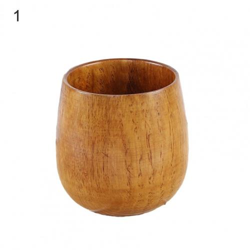 Wooden Cup Reusable Tea Coffee Milk Wine Heat Insulation Water Drinkware Water Cup Kitchen Bar Drinkware Water Bottle: 01