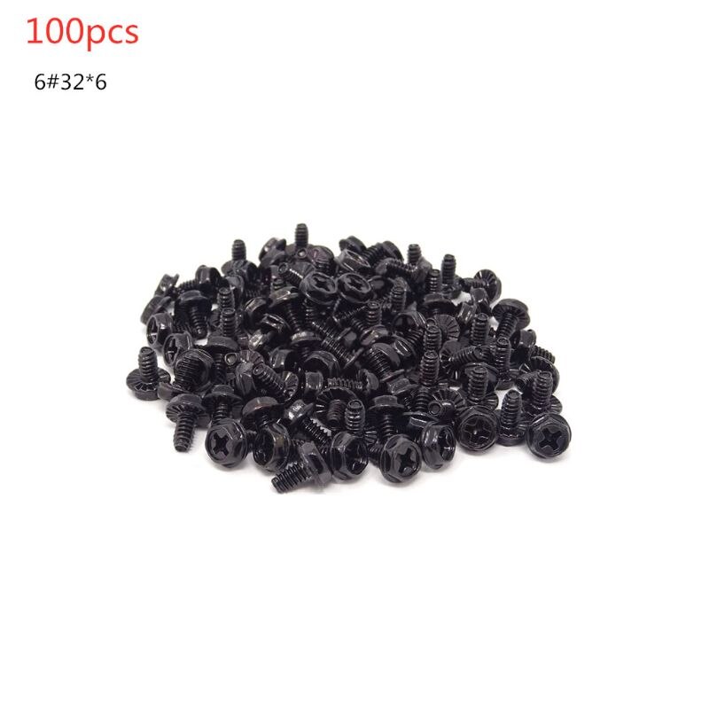 Desktop Computer Case Thumb Thumbscrews Screws and 6#-32*6 Hard Drive Screws
