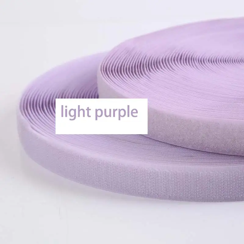 2M/Pairs Colorful Sew On Hook and Loop Tape Non-Adhesive Fastening Nylon Fabric Tape DIY Craft Interlocking Tape Sewing Fastener: Nickel