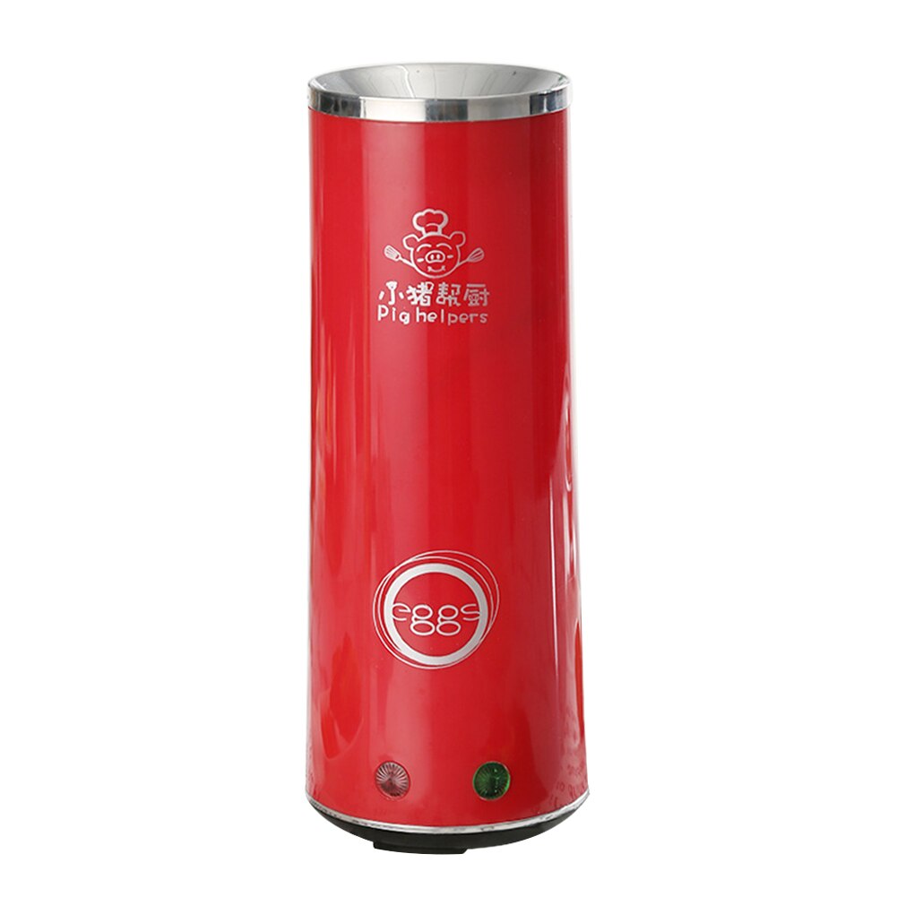 Automatique électrique oeuf maître cuiseur unique Tube petit déjeuner brouillé oeuf saucisse chaudière oeuf Sandwich rouleau facile Omelette cuiseur: Rouge