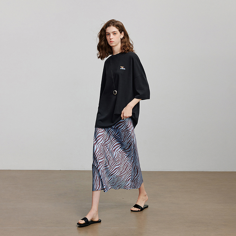 TOYOUTH Women Skirt Summer Umbrella Skirt8520053