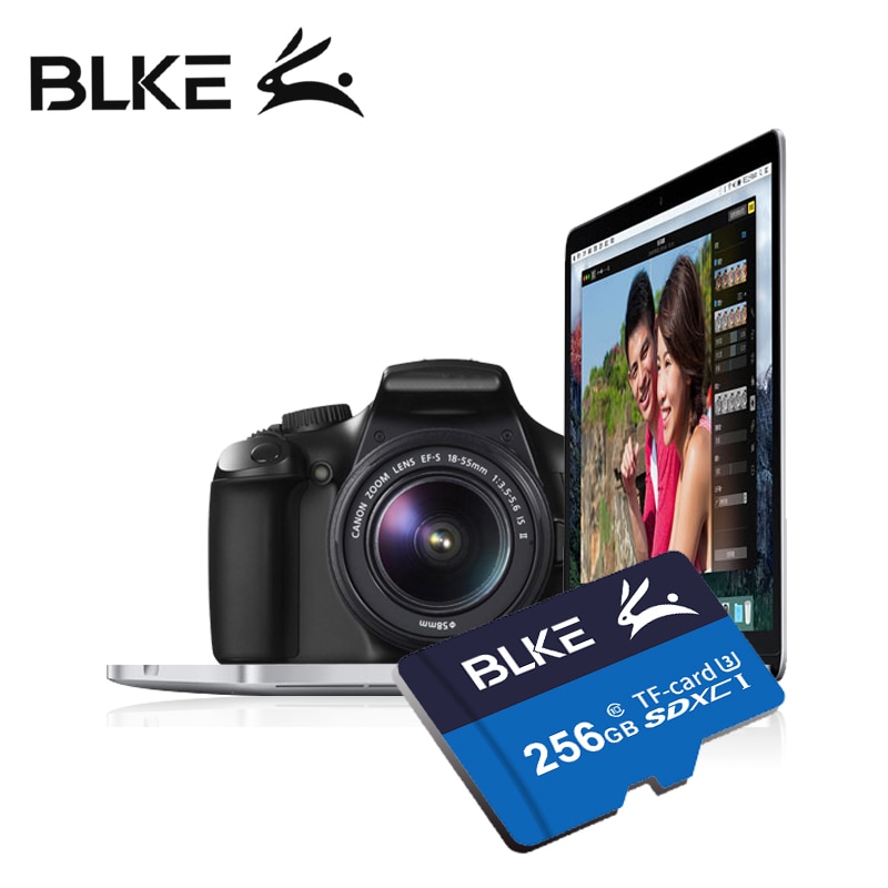 BLKE micro sd card 32GB 64GB 128GB 256GB SDXC/SDHC Flash Memory Card micro sd for Gopro/DJI/Nintendo switch