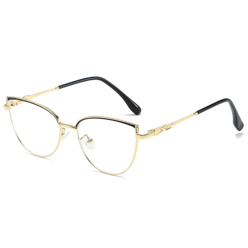 ZIROSAT J9289 Optical Glasses Alloy Frame Prescription Eyeglasses Rx Women Glasses for Female Eyewear