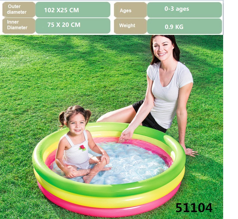 Bambino piscina gonfiabile per bambini piscina per bambini vasca da bagno mare piscina di palline anello di nuoto: 51104