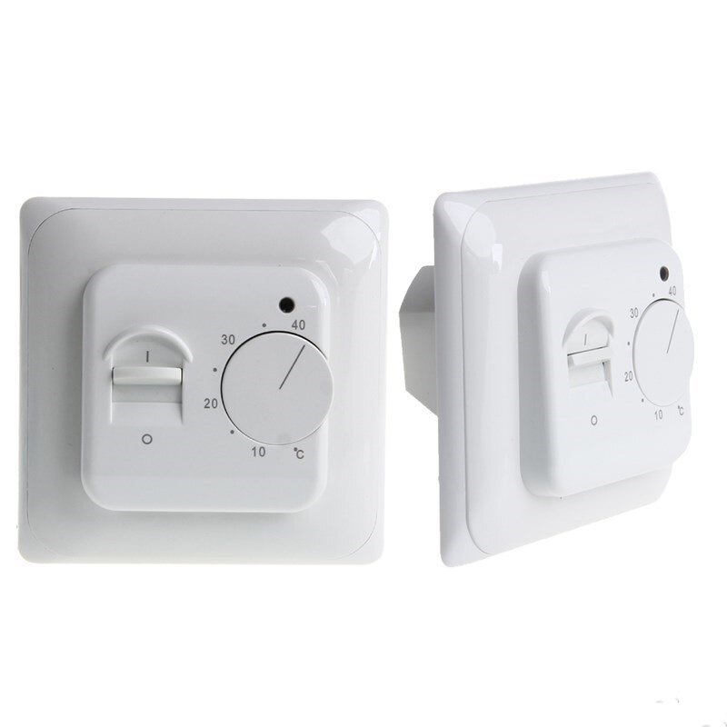 DIDIHOU 220V 16A Thermostat de salle de chauffage par le sol mécanique régulateur de température de chauffage par le sol