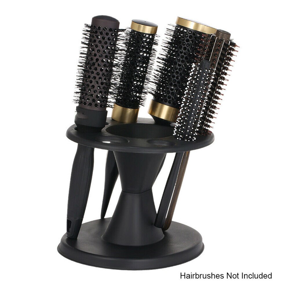 Soporte de almacenamiento para peine organizador de herramientas de estilismo, estante de salón, peluquería, cepillos de pelo para el hogar, práctico y redondo