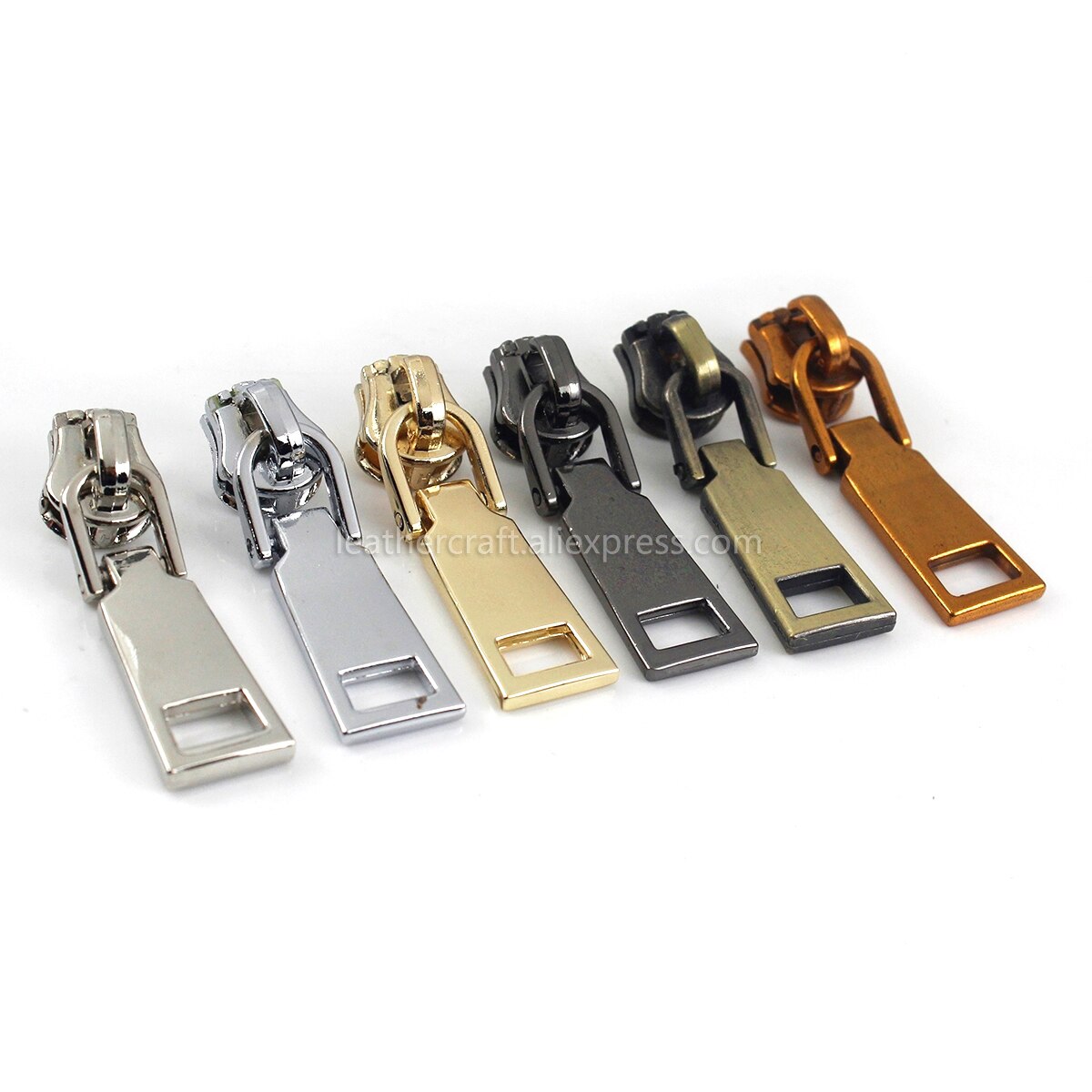 Deslizadores de cremallera para chaquetas y abrigos, Kit de reparación de cremalleras, accesorios de costura para bolsos, 7 colores, n. ° 5, 20 piezas